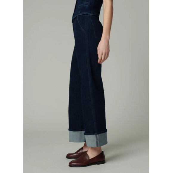 NEW JOE'S The Trixie Denim women Trousers With Wide Cuffs in medium wash 825 7t3 - Picture 6 of 11